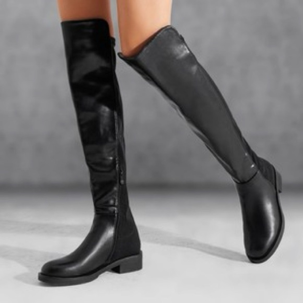 EUC Women’s ALDO Over-the-Knee Leather Boots – Black | Size 36